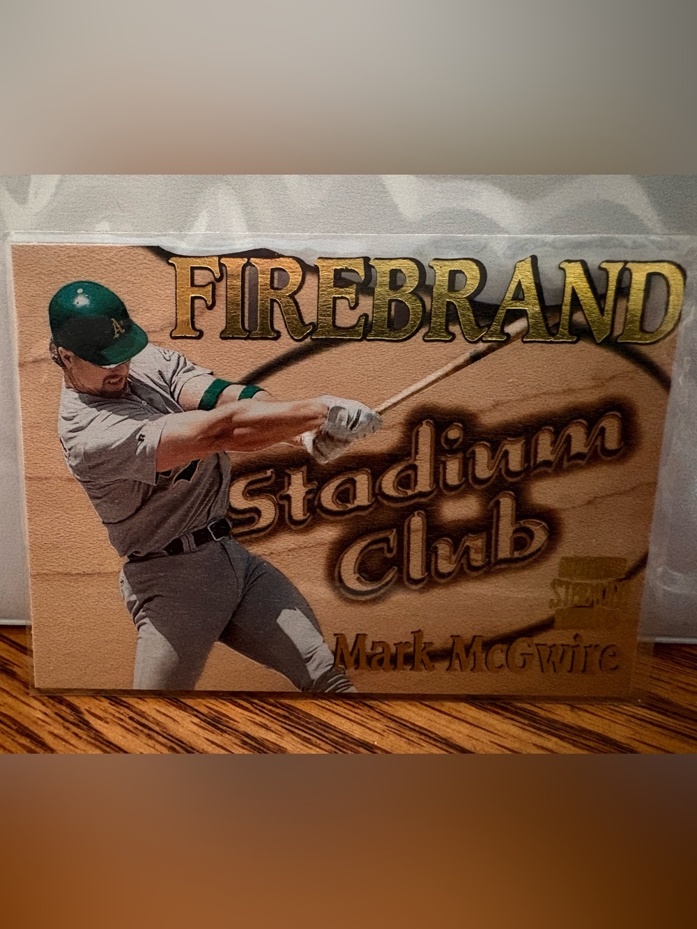 Firebrand Stadium Club Mark McGwire Baseball Card